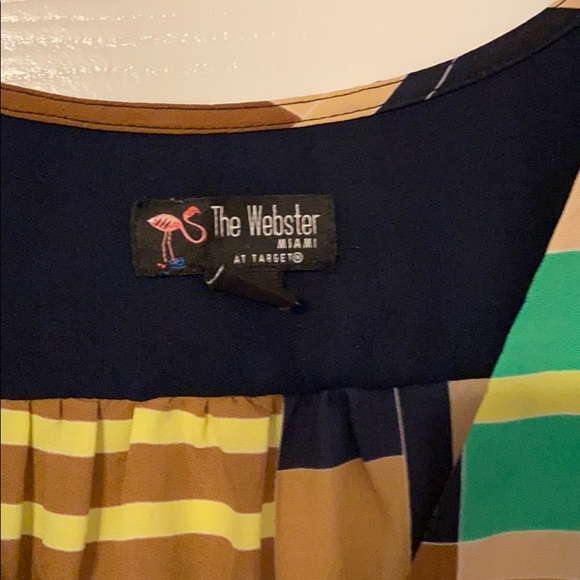 Webster geometric dress wrap front style - Picture 5 of 7